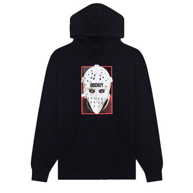 Hockey War On Ice Pullover Hooded Sweatshirt Black Large