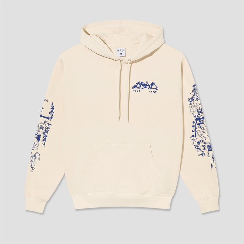 Last Resort AB Tour Hoodie Natural White Small