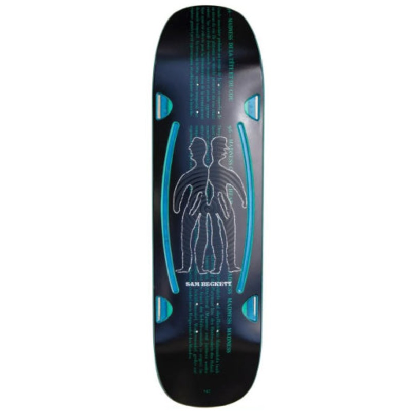 Madness Sam Beckett Split Impact Light Shaped Skateboard Deck 8.75″ 8.75″