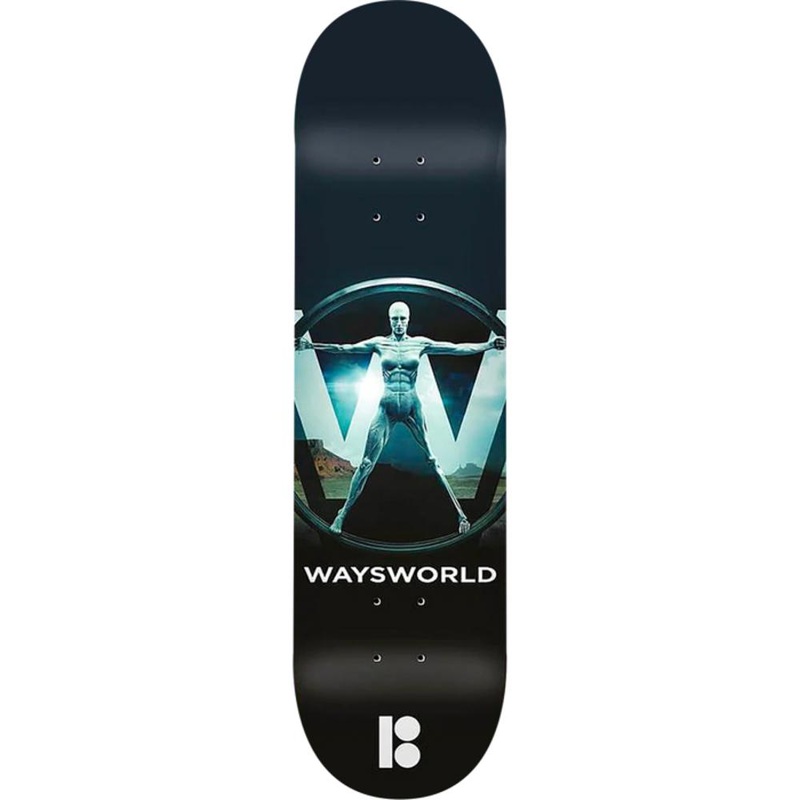 Plan B Way Waysworld 8.25″ Skateboard Deck Deck