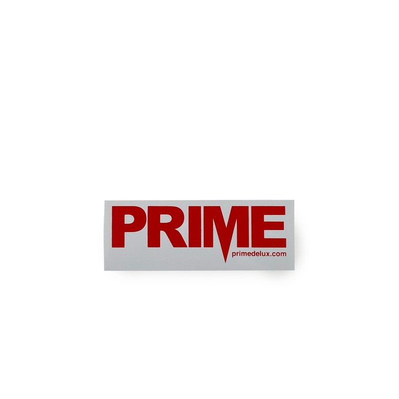 Prime Delux OG Sticker M – Red / White