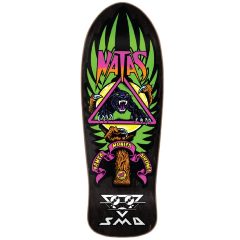 Santa Cruz Natas Panther Lenticular Shaped Reissue Skateboard Deck 10.538″ 10.538″