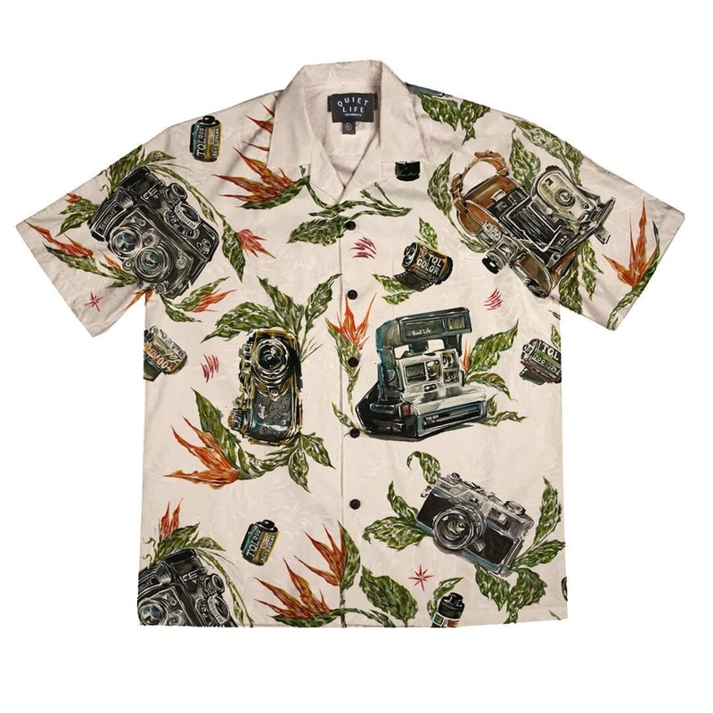 The Quiet Life Swanski Button Down Tan M
