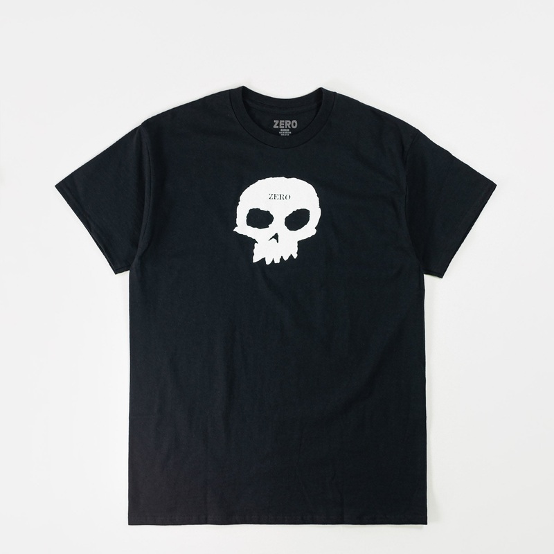 Zero Single Skull T-shirt – Black/White S