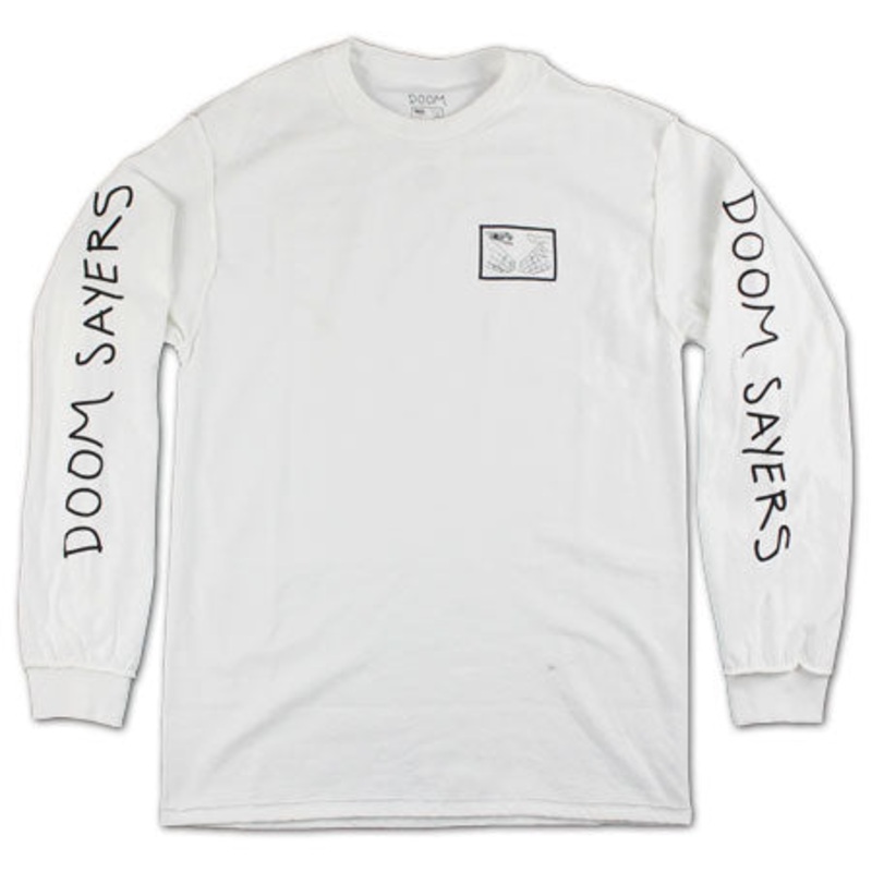 Doom Sayers Inside Out Snake Shake Long Sleeve T Shirt White Extra Large