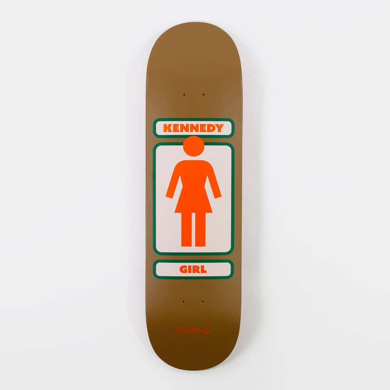 Girl 8.25″ Cory Kennedy OG Naturals Twin Tip Deck – Brown 8.25″