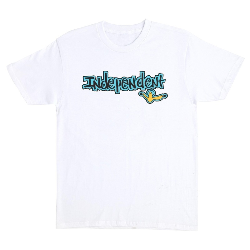 INDEPENDENT GONZ BAR S/S TEE WHITE M