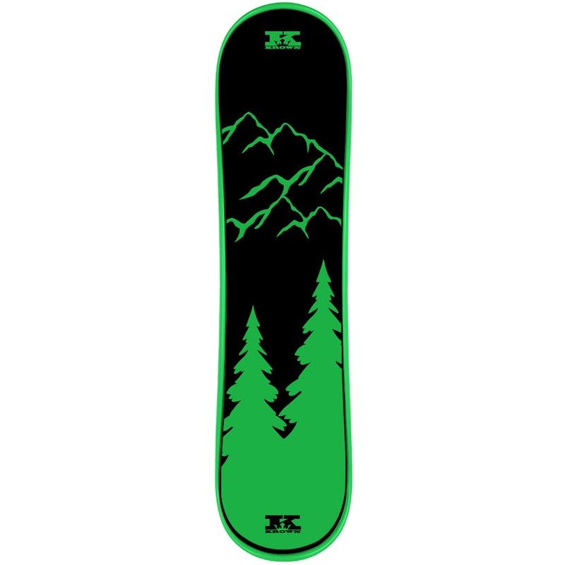KROWN MOUNTAINSCAPE GREEN SNOWSKATE