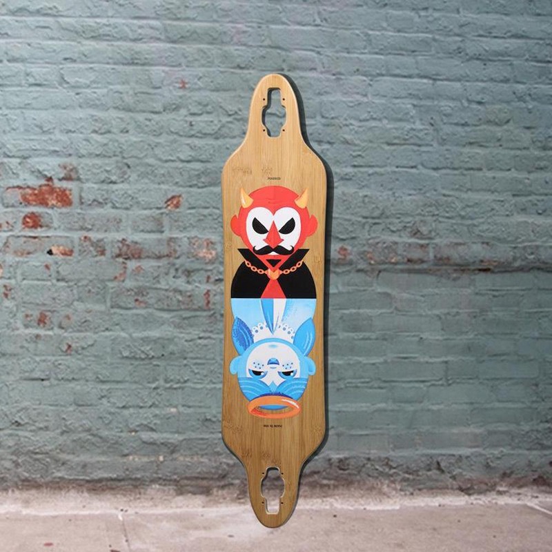 Madrid Tombstone 39″ Good & Evil Drop Thru Longboard Deck