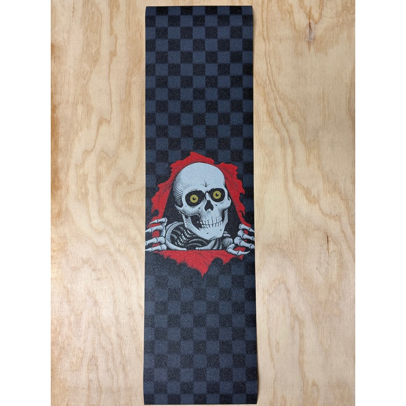 Powell Peralta Grip Tape Sheet 9 x 33 Ripper Checker (Black)
