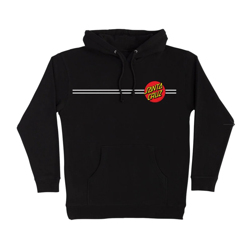 Santa Cruz Classic Dot P/O Hoodie Black XX Large XX Large