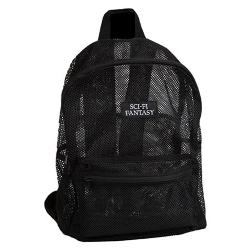 Sci-Fi Fantasy Mesh Backpack Black One size fits all
