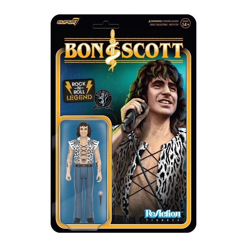 Super7 x BON SCOTT – LEOPARD PRINT – ReAction Figure