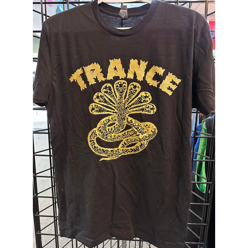 Trance Syndicate Records “Logo” Gold Ink T-Shirt Small