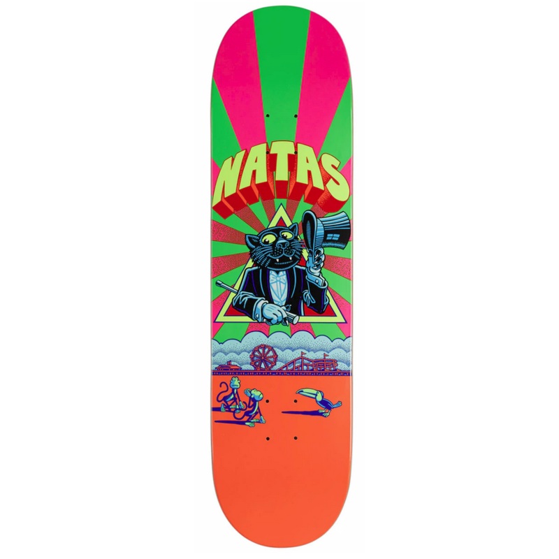 101 Skateboards Heritage Reissue Natas Panther Popsicle Deck 8.25 in 8.25 in