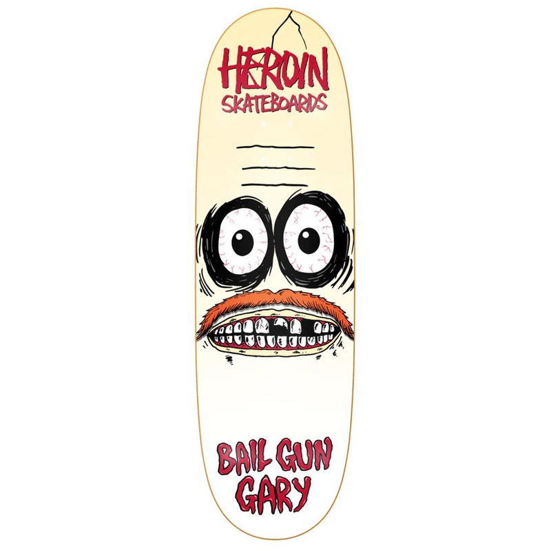 Bail Gun Gary 3 Symmetrical Egg Shaped Deck (9.75) 9.7″
