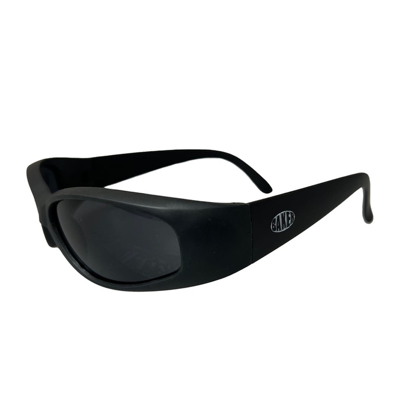 Baker Oval Wraparound Sunglasses Black One Size Fits All