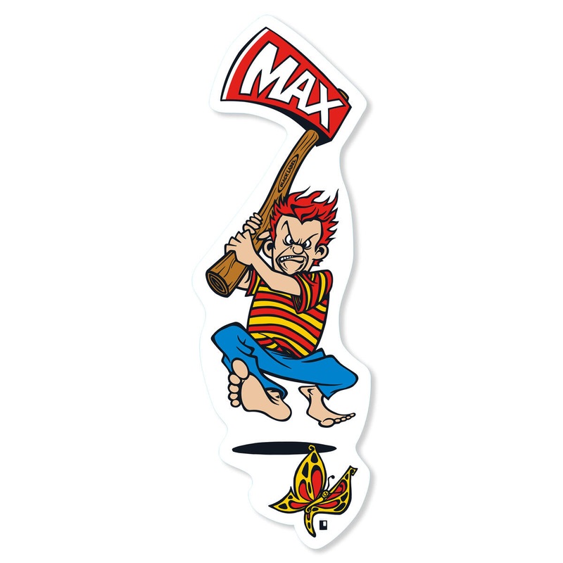 Black Label Skateboards Max Evans “Axe” Sticker