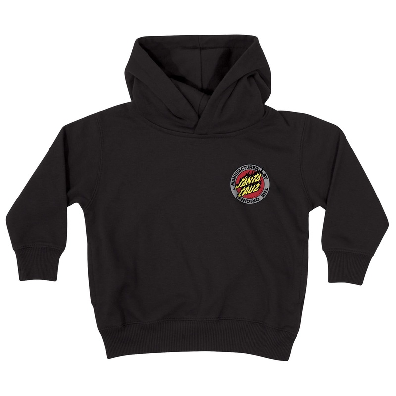 Flamed MFG Dot Santa Cruz Kids Hoodie Black 2T