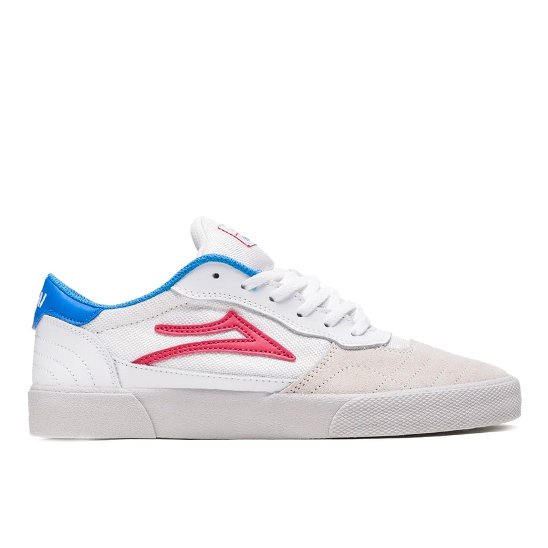 Lakai Cambridge – White / Coral UK 6
