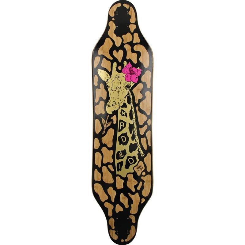 Madrid Longneck Giraffe Bamboo 37″ Top Mount Longboard Deck