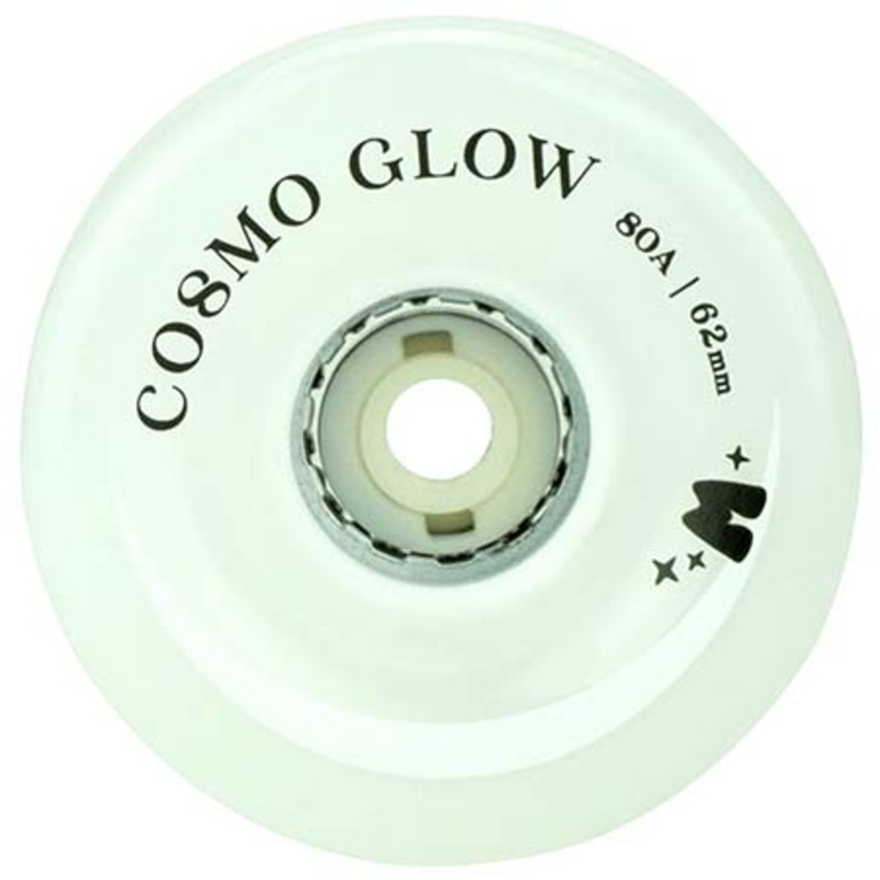 Moxi Skates Moxi Cosmic Glow 80A 4-Pack Wheels White Rain Glow 62mm