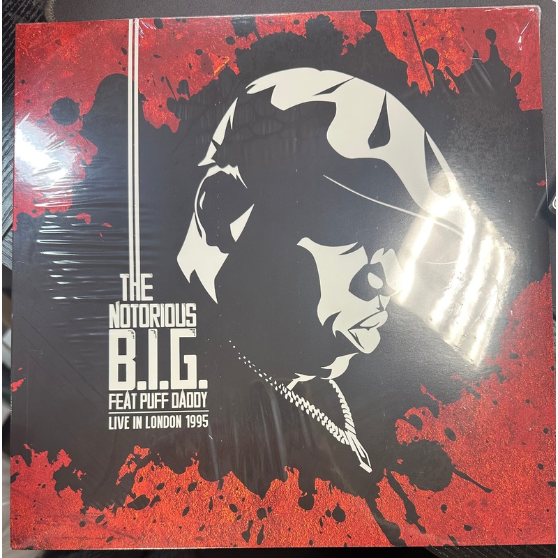 Notorious B.I.G.  LIVE IN LONDON 1995 Vinyl LP Record *Unofficial Release*