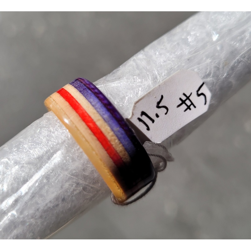 Recycled Bo-Tuff Skateboard Ring SIZE 11.5 (#5)