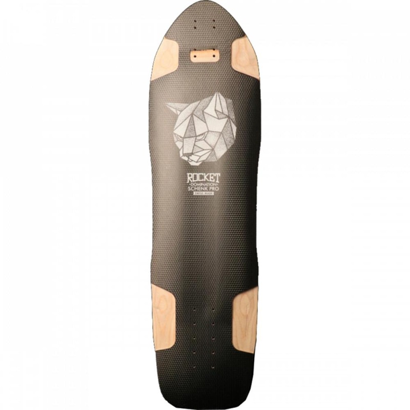 Rocket Domination Schenk 35″ Downhill Freeride Longboard Deck – 10th Anniversary Model Deck