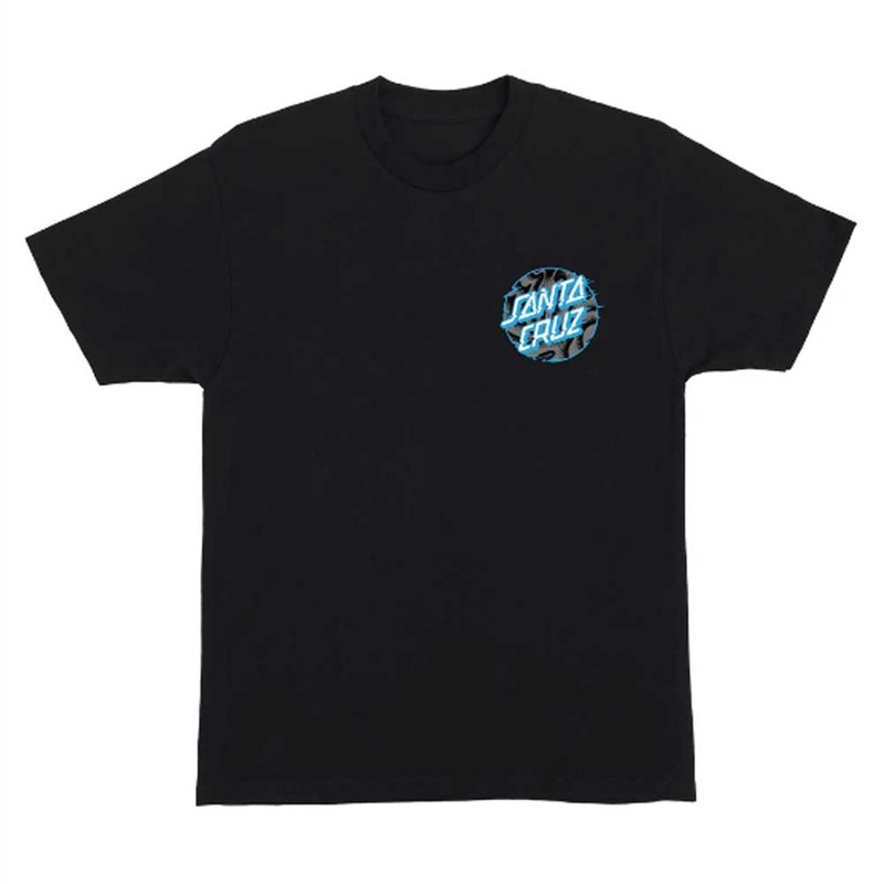 Santa Cruz Tee Vivid Slick Dot Premium Eco Black SM