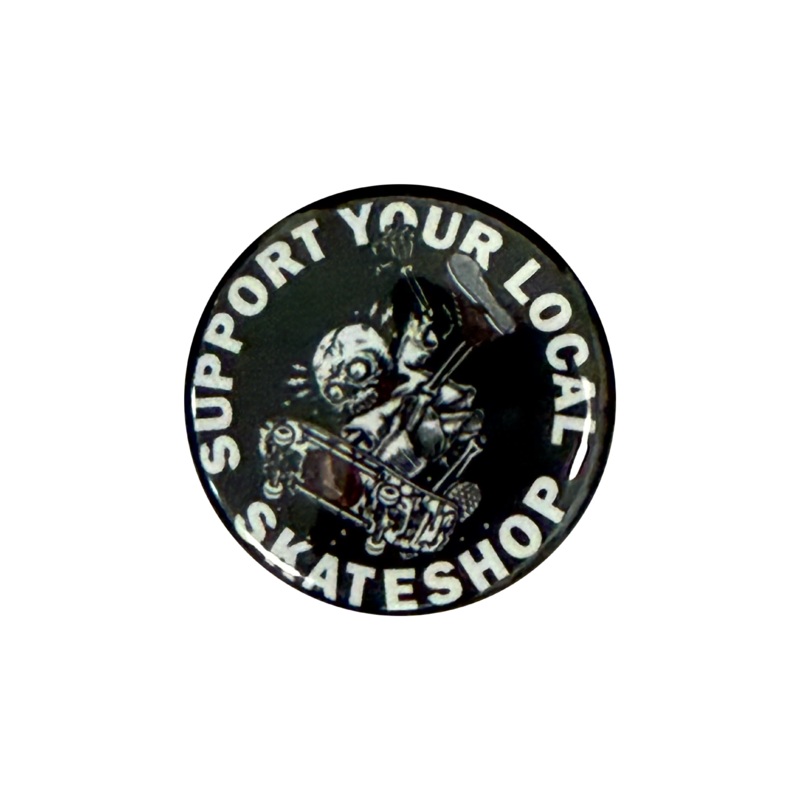 Skate Shop Day SPoT SSD 2025 Button Pin Black 1.25″