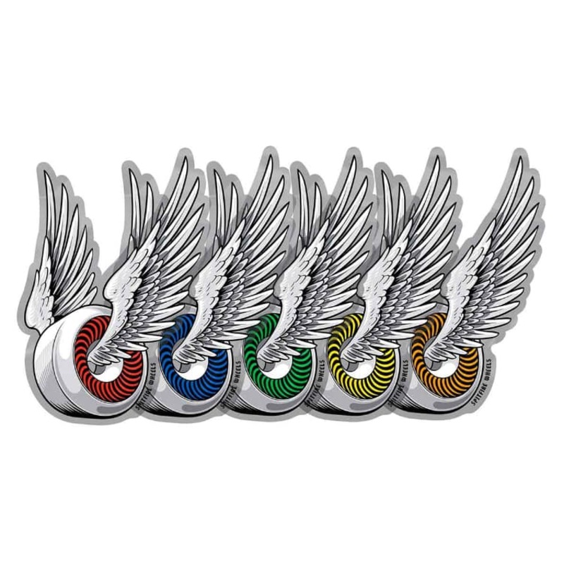 Spitfire Wheels “OG Classic Wings” Small Stickers Green