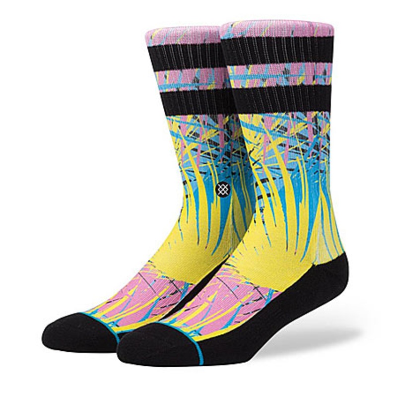 Stance Frondo Crew Socks Pink Large