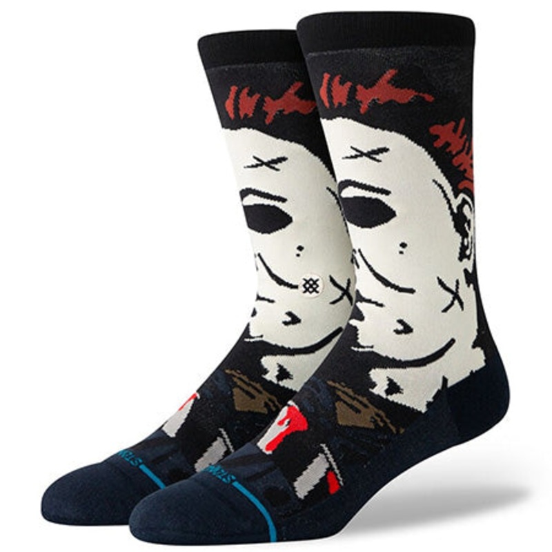 Stance Michael Myers Crew Socks Navy Large