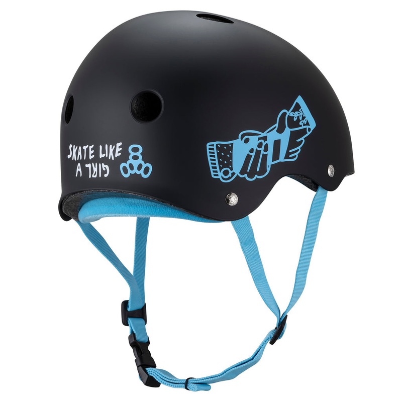 TRIPLE EIGHT THE CERTIFIED SWEATSAVER “SKATE LIKE A GIRL” HELMET XS/S