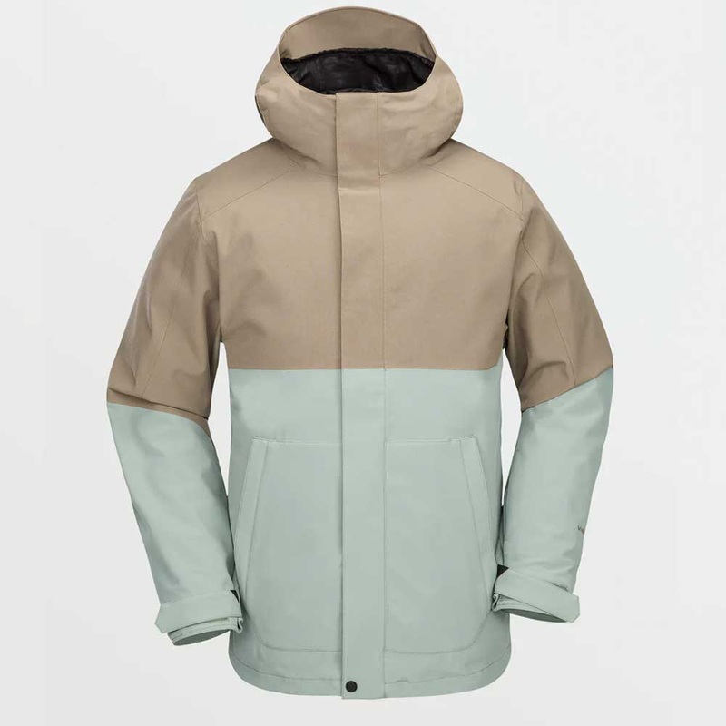 Volcom Men’s Brighton Full Zip Jacket Small Agave