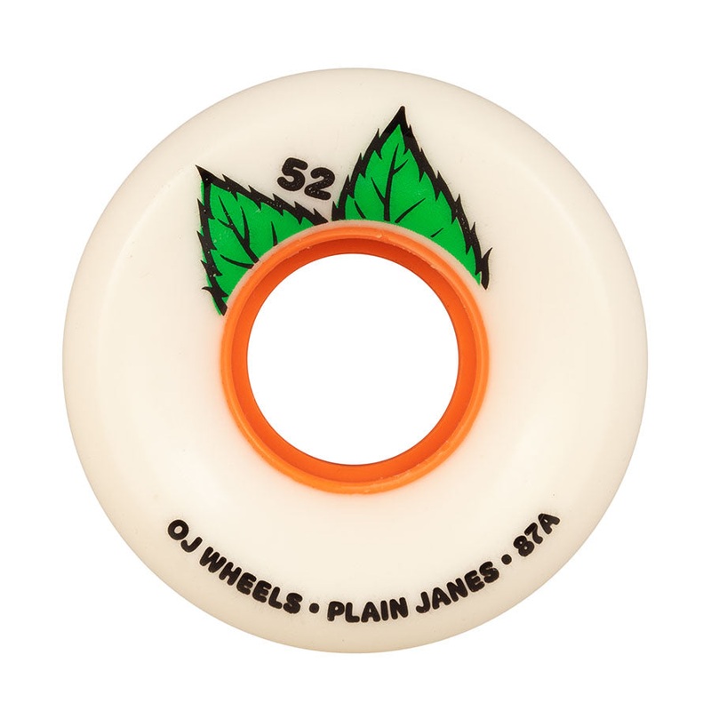52mm Plain Jane Keyframe 87a OJ Skateboard Wheels No Color 52mm