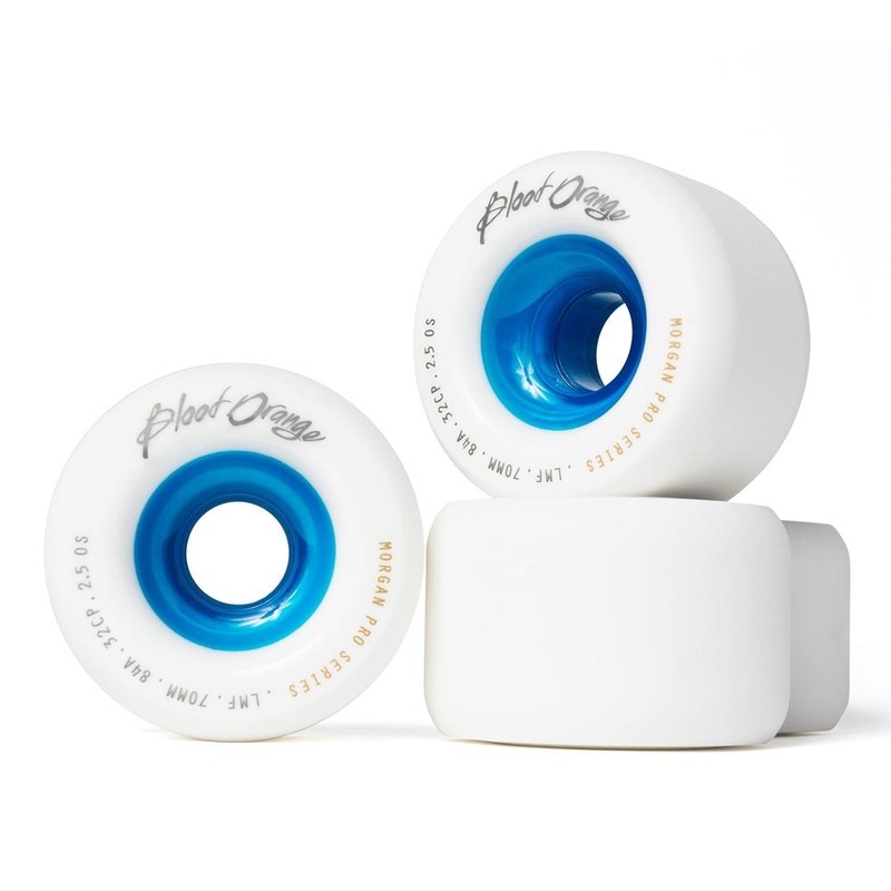 Blood Orange Morgan Pro Series 70mm/84A White Wheels | set of 4 Blood Orange Morgan Pro Series 70mm/84A White Wheels