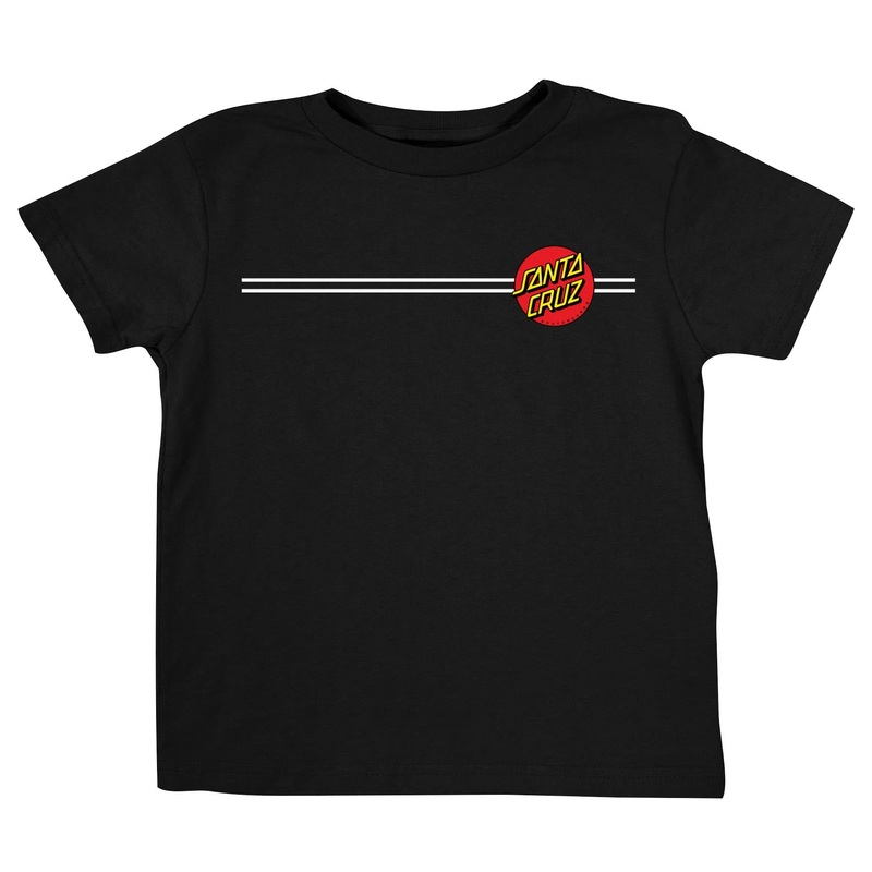 Classic Dot Santa Cruz Kids T-Shirt Black 18 Mos