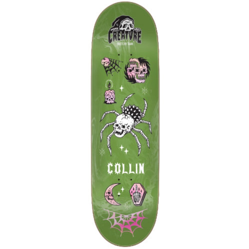 Creature X Sketchy Tank Colin Provost Trippy Tanks VX Skateboard Deck 8.8″ 8.8″