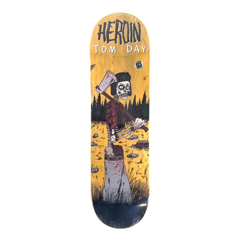 Heroin 8.75″ Tom Day Woodsman Deck (Yellow)