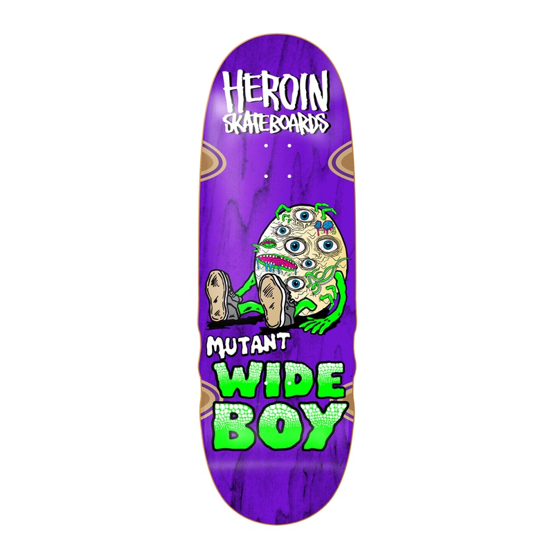 Heroin Mutant Wide Boy 10.4″ Skateboard Deck