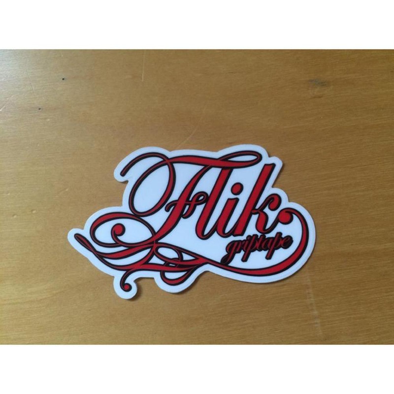 Longboard Skateboard Flik Griptape Stickers – Red