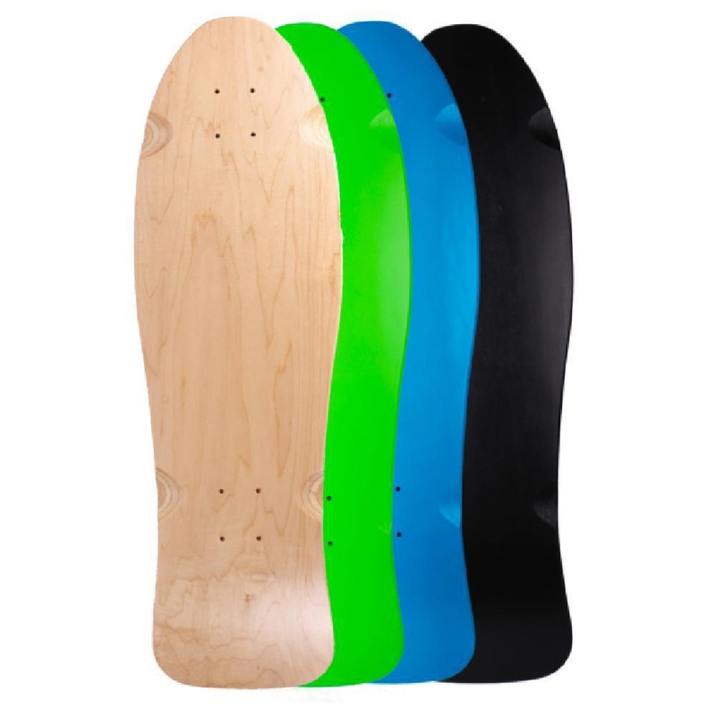 Old School 31″ Longboard Skateboard Cruiser Fish Deck Natural