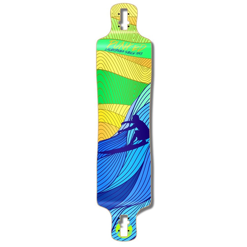 Punked Lowrider Longboard Deck – Surf’s up Deck