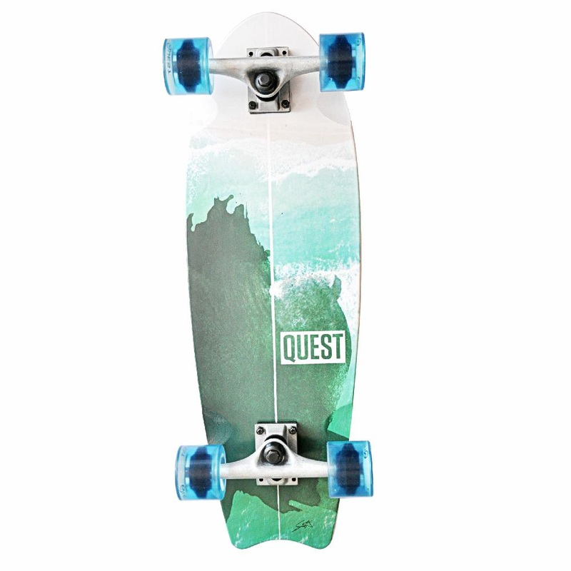Quest Surf Cruiser 27 inch Cruiser Fishtail Board Complete