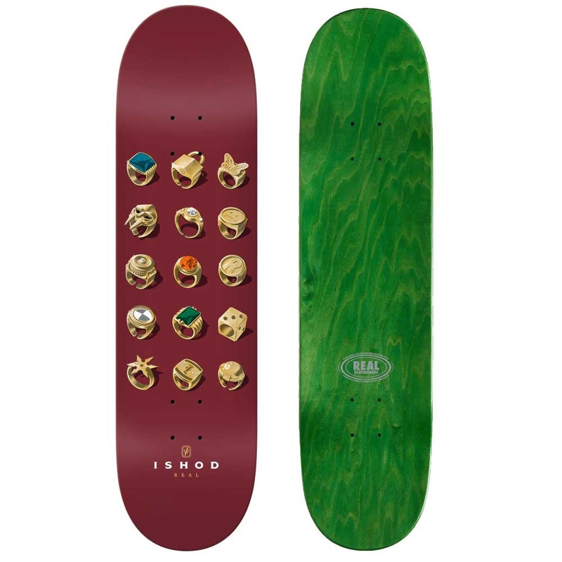 Real Ishod Jeweler Twin Tail Skateboard Deck 8.0″ Deck Only 8.0