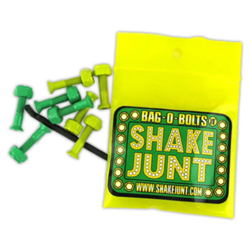 SHAKE JUNT BAG-O-BOLTS ALL GREEN/YELLOW HARDWARE PHILLIPS 1″
