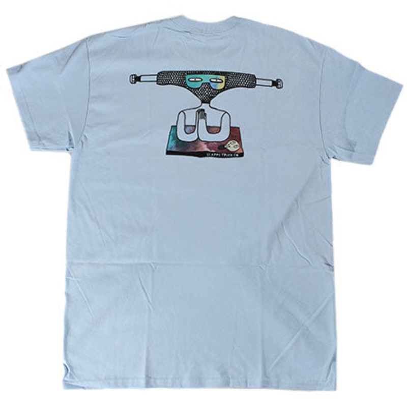 Slappy Trucks Praise T Shirt Light Blue Large