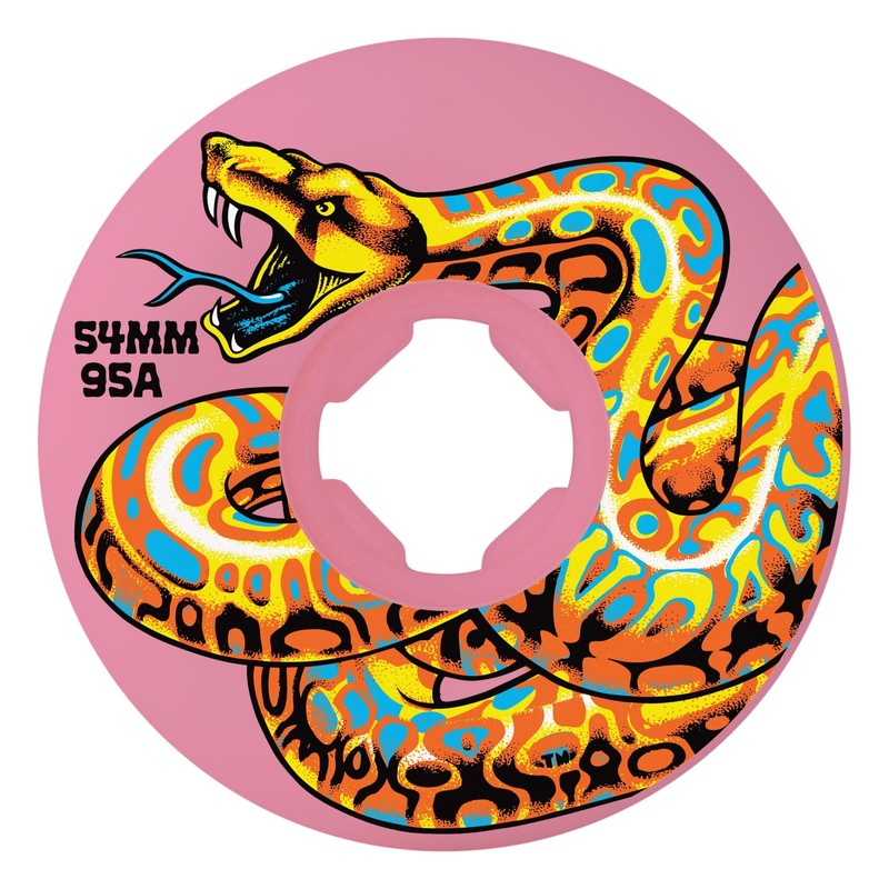 Slime Balls Jeff Kendall Snake Hardline Wheels Pink 95a 54mm 54mm